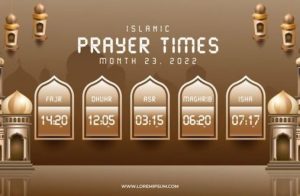 UAE Prayer timings